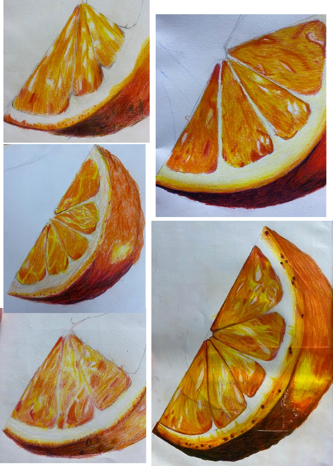 pictures of orange segments